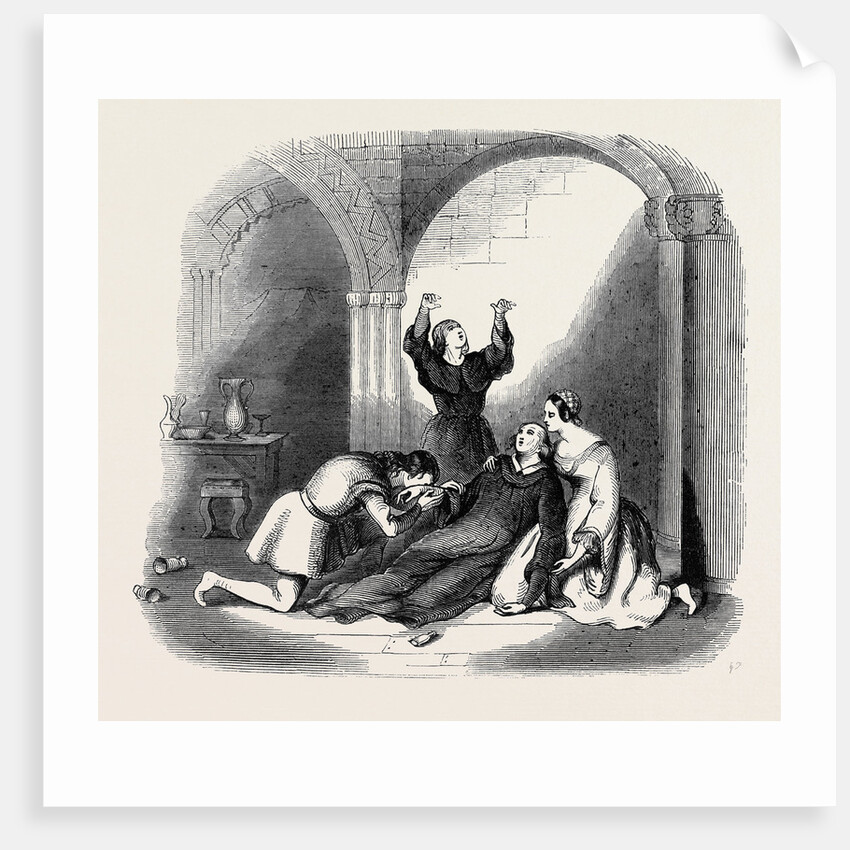 Scene from the New Play of the Priest's Daughter, at Sadler's Wells Theatre. by Anonymous