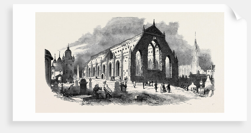 Ruins of Greyfriars Church, Edinburgh. by Anonymous