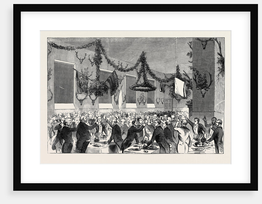 Dinner to the Tenantry, Drinking the Health of the Marquis of Worcester by Anonymous