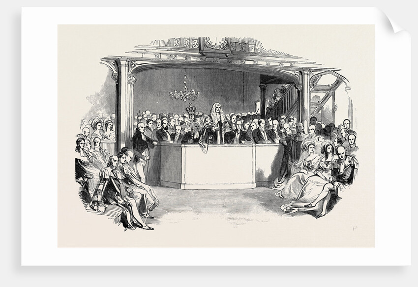The House of Commons Before Her Majesty, at the Bar of the Peers by Anonymous