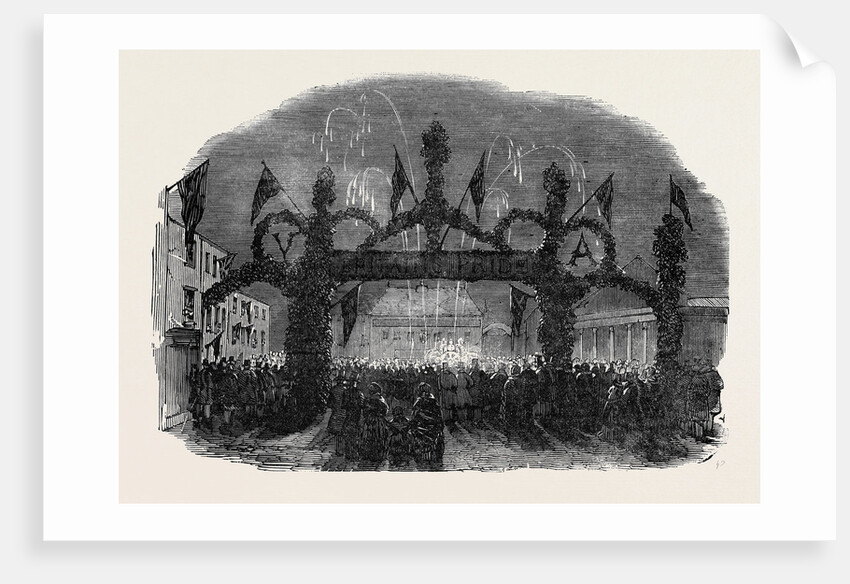 Fire Works, Market Place, Buckingham. by Anonymous