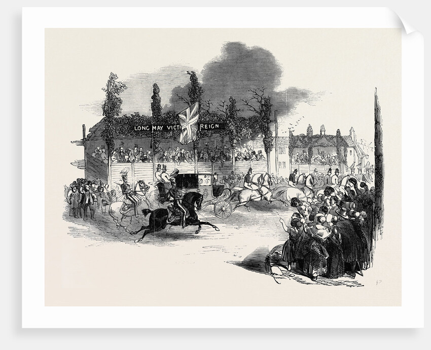 Her Majesty Leaving Buckingham by Anonymous