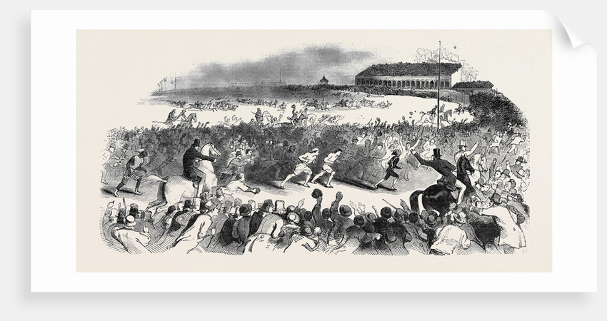 Great Foot Race, at Hoboken, New York, USA by Anonymous