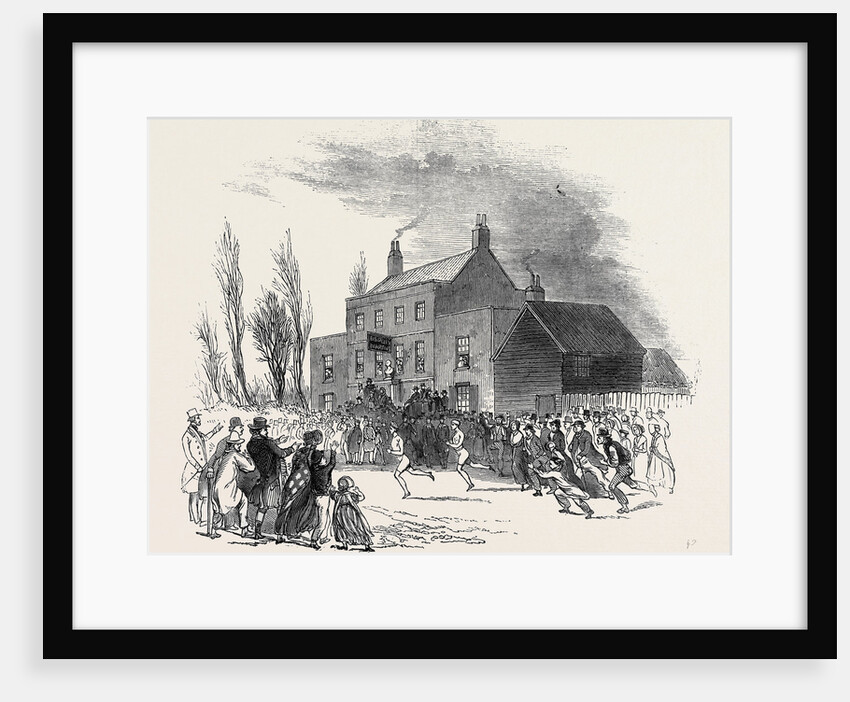 Foot Race Near Barnet by Anonymous