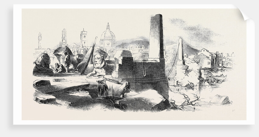 Florence, from the Ponte De Perro, after the Late Inundations by Anonymous
