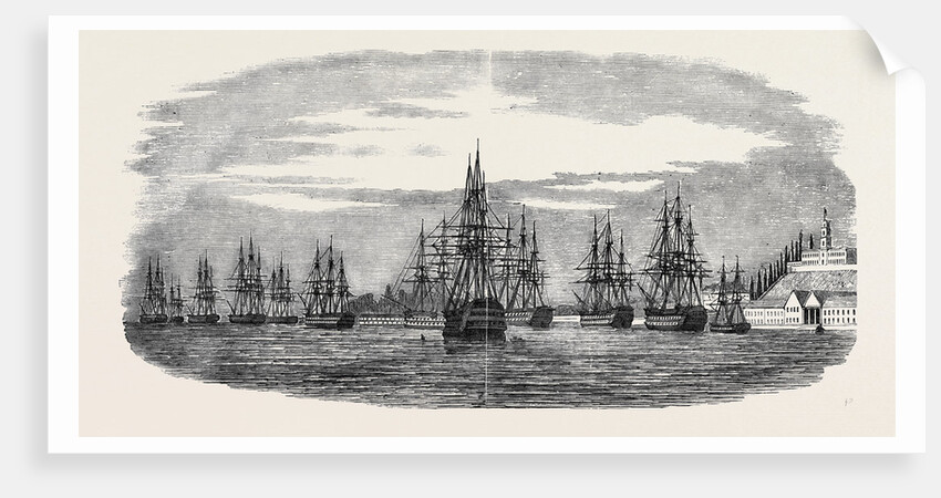 The Turkish Fleet in Bashika Bay by Anonymous