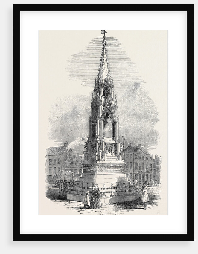 The Notts Testimonial to Lord George Bentinck, in the Marketplace, Mansfield by Anonymous