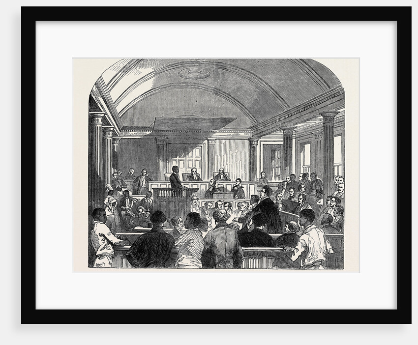 Trial of the Rioters (Oct. 1) in the Court House, at Trinidad by Anonymous
