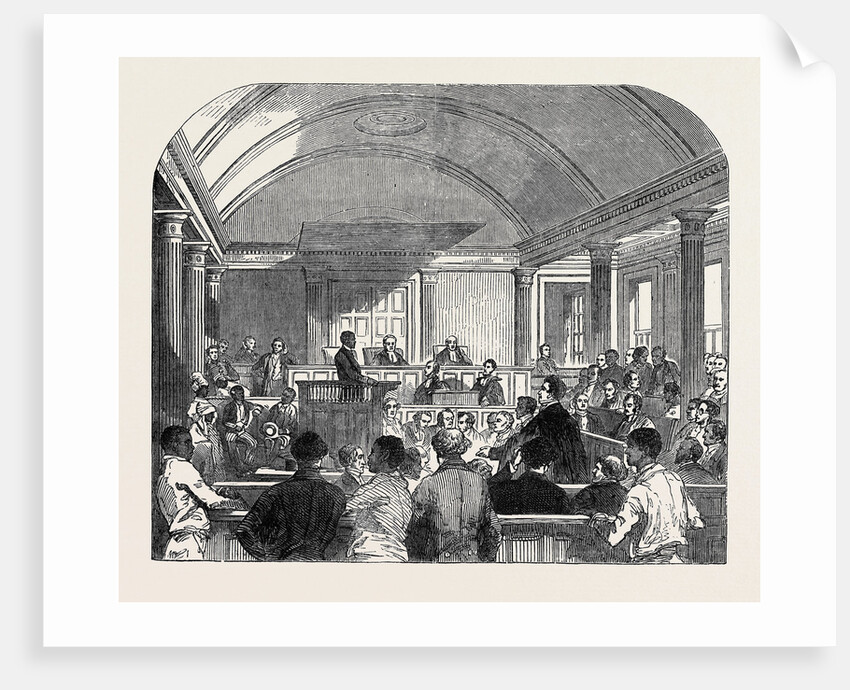 Trial of the Rioters (Oct. 1) in the Court House, at Trinidad by Anonymous