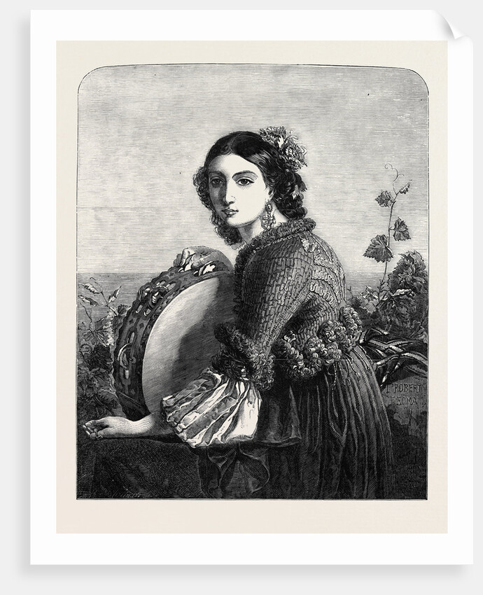 The Tambourine Girl of Procida by Anonymous
