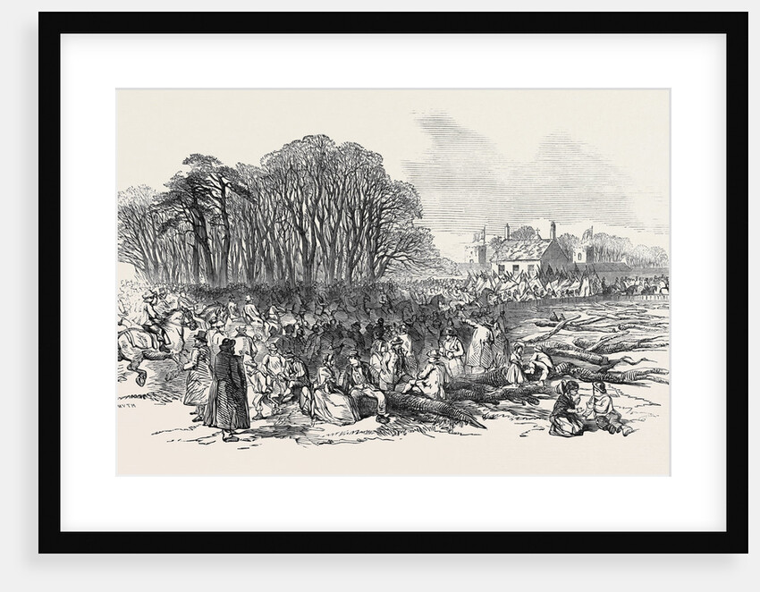 The Tenantry and Pitmen Assembling at the Towers, at Poynton by Anonymous