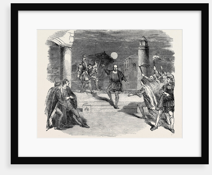 Scene from the New Play of Fiesco, at Drury Lane Theatre by Anonymous