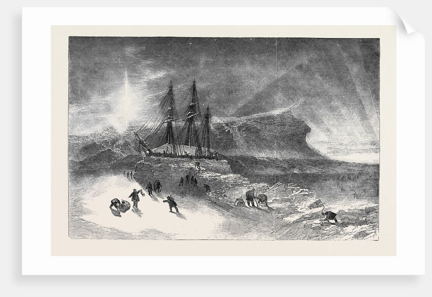 Burford's Panorama of the Polar Regions, the Investigator Snow Walled in for the Winter by Anonymous