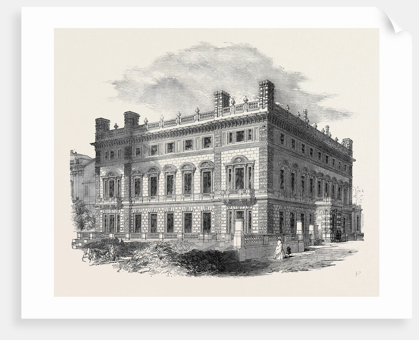 Bridgewater House, Architect, Charles Barry, Esq., R.A. by Anonymous