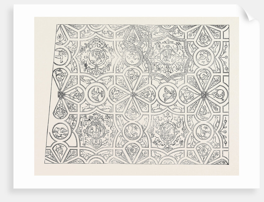 Elizabethan Ceiling at the Red Lion Inn, Barnstaple by Anonymous