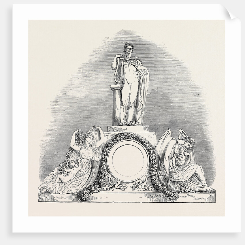 Southern Wing, Sculpture of the New Front of Buckingham Palace by Anonymous