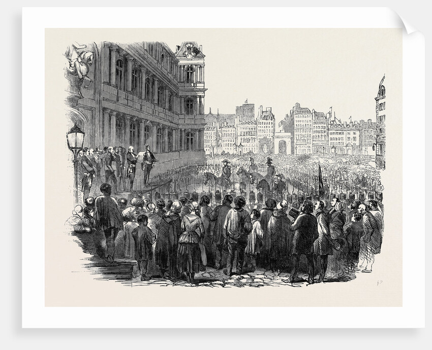 Proclamation of the Successful Candidates for the Department of the Seine, at the Hotel De Ville, Paris by Anonymous