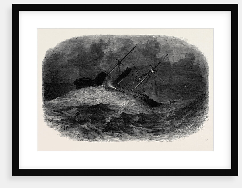 The Royal Adelaide, Steamship, on Her Passage from Cork to London by Anonymous