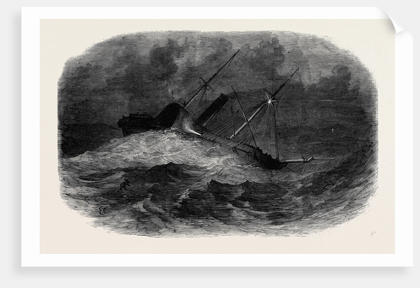 The Royal Adelaide, Steamship, on Her Passage from Cork to London by Anonymous
