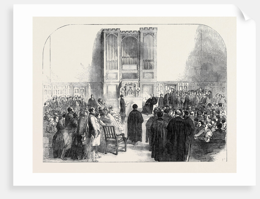 Presentation of a Memorial to Dr. Tait, at Rugby School by Anonymous