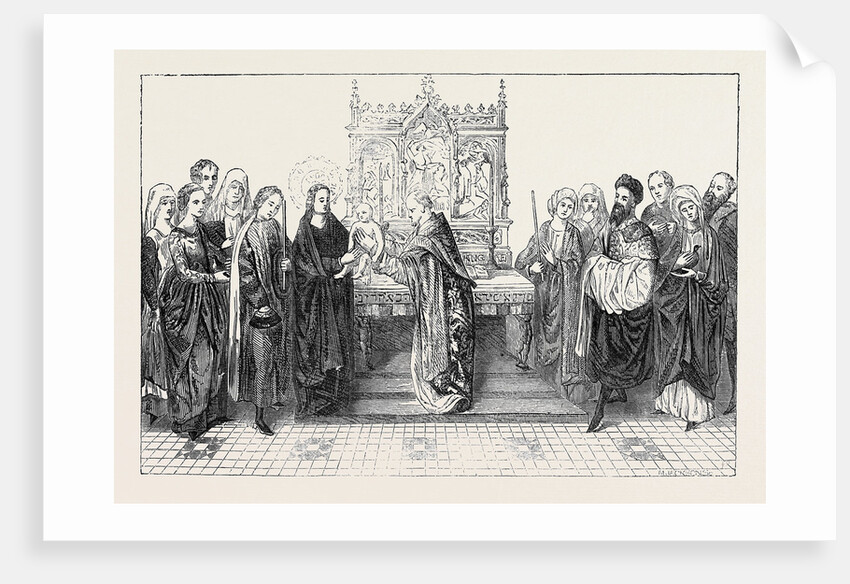 Israel Van Mechelen, the Presentation in the Temple, the Wallerstein Gallery by Anonymous