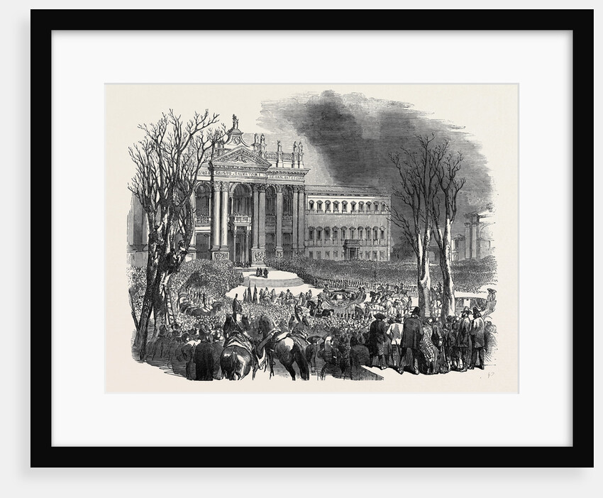 Return of the Pope to Rome. The Procession at the Church of San Giovanni by Anonymous