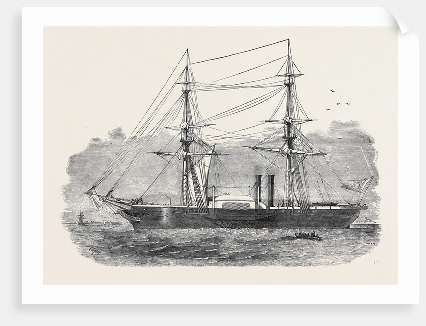 The War Steamer Governole, Built for the Sardinian Government by Anonymous