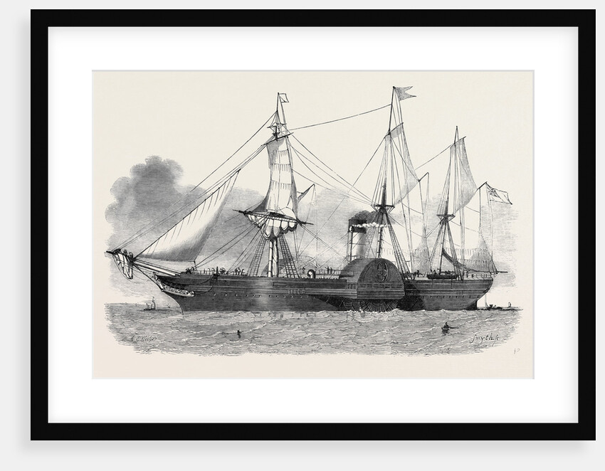 The British Mail Steamship Asia by Anonymous