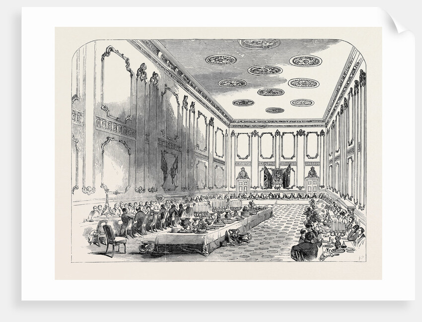 Grand Banquet of the Officers of the Coldstream Guards, in St. James's Palace by Anonymous