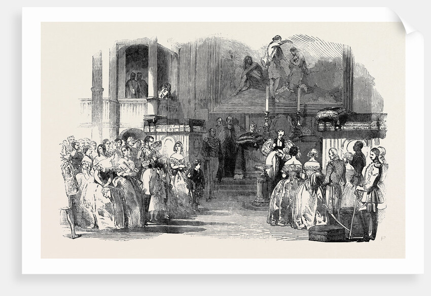 Christening of the Infant Prince Arthur, in the Royal Chapel at Buckingham Palace, June 29, 1850 by Anonymous