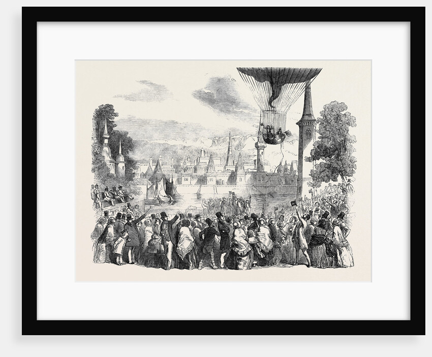 Ascent of the Nassau Balloon, from Vauxhall Gardens, on Saturday, June 29, 1850 by Anonymous