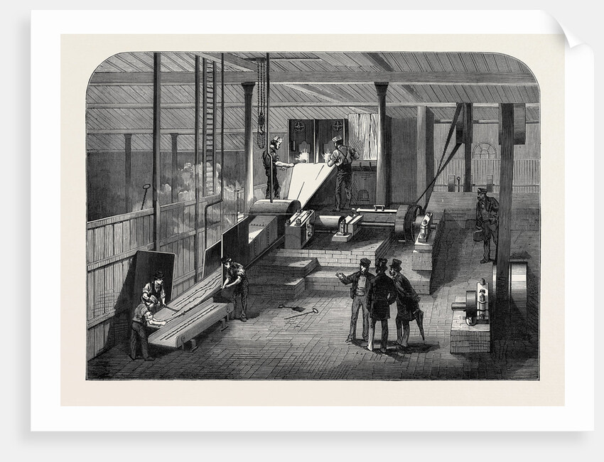New Rolling Machine for Making Horse-Shoe Nails 1873 by Anonymous