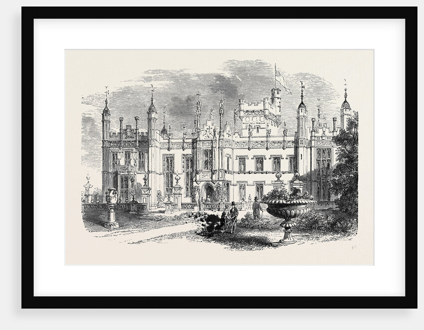 Knebworth Hertfordshire the Seat of the Late Lord Lytton 1873 by Anonymous