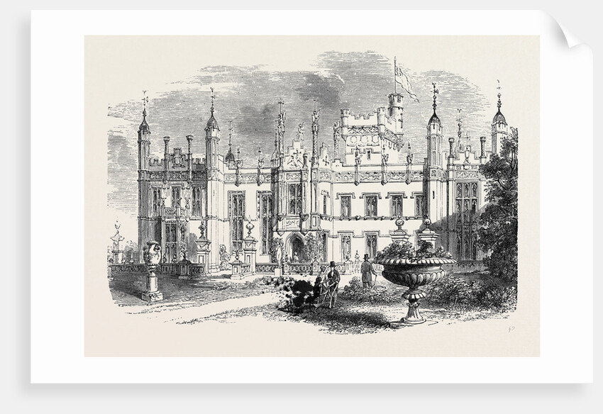 Knebworth Hertfordshire the Seat of the Late Lord Lytton 1873 by Anonymous