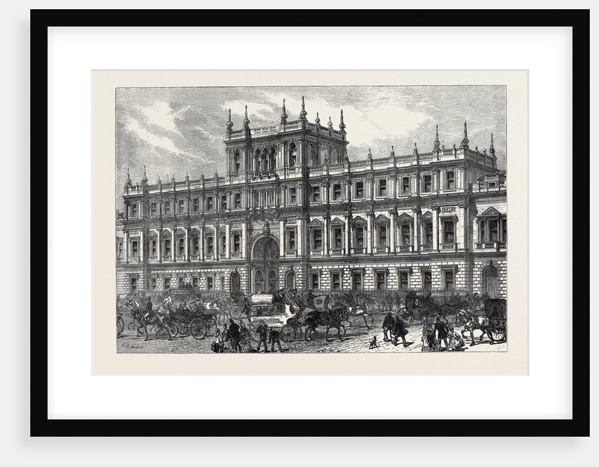 New Buildings of Burlington House Piccadilly London 1873 by Anonymous