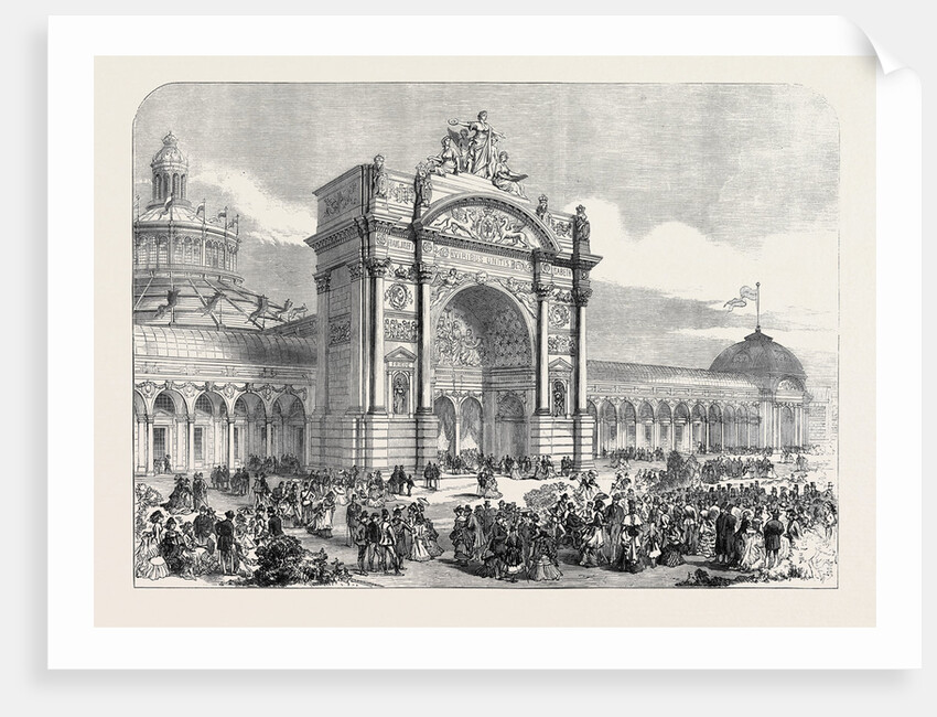 The Vienna Universal Exitibition: Principal Entrance 1873 by Anonymous