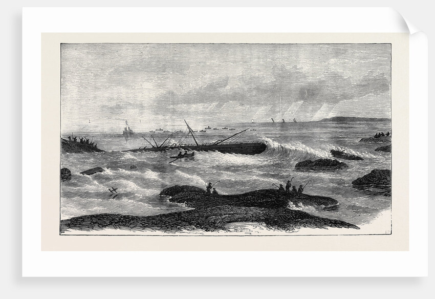 Wreck of the White Star Liverpool Steamship Atlantic with the Loss of Between Five and Six Hundred Lives on the Coast of Nova Scotia 1873 by Anonymous