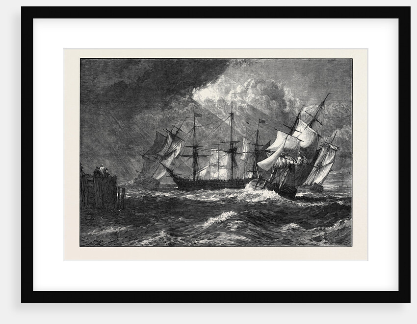Shipping from Turner's Liber Studiorum 1873 by Anonymous