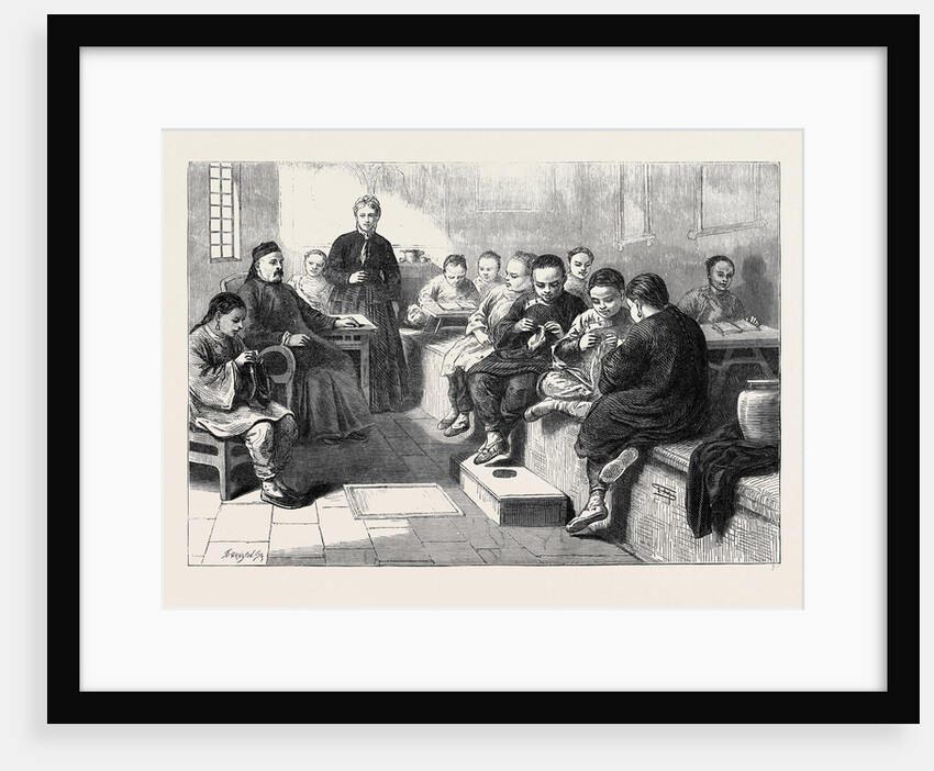 China: Girls' School Pekin 1873 by Anonymous