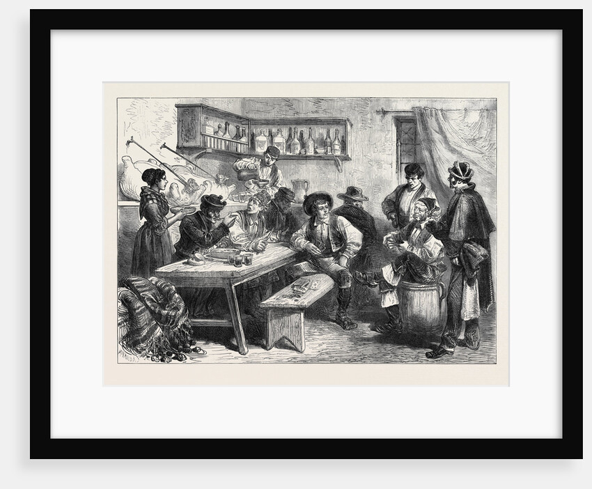Spain: A Tavern in the Suburbs of Madrid 1873 by Anonymous