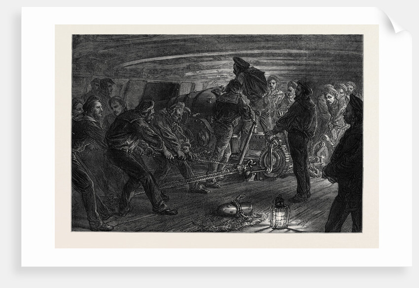 The Royal Naval Artillery Volunteers at Exercise 1873 by Anonymous