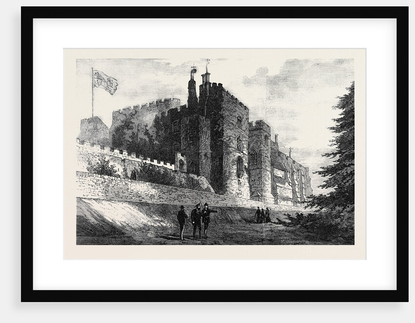 Berkeley Castle Gloucestershire Visited by the Prince of Wales 1873 by Anonymous