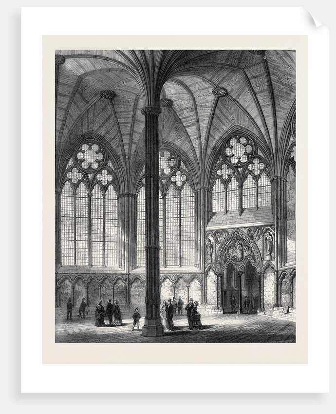 Chapter-House of Westminster Abbey Lately Restored 1873 by Anonymous