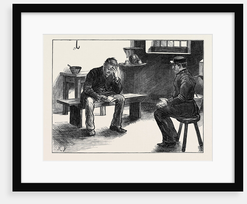 Newgate: The Condemned Cell 1873 by Anonymous