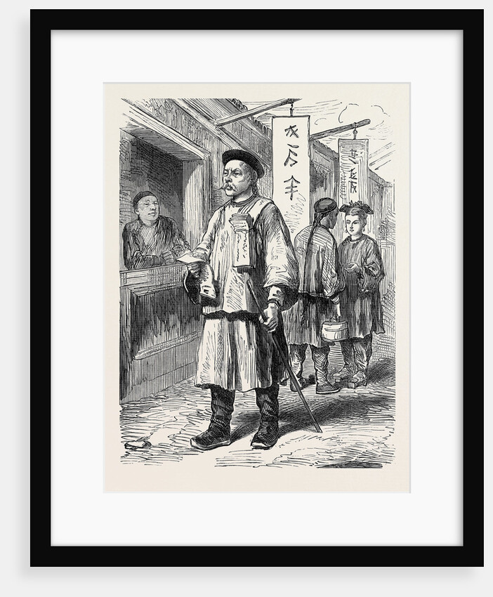 China: Distributing the Pekin Gazette 1873 by Anonymous