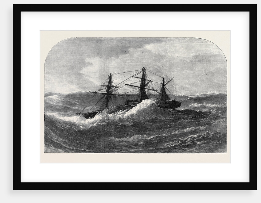 H.M.S. Himalaya in a Hurricane on the Atlantic 1873 by Anonymous