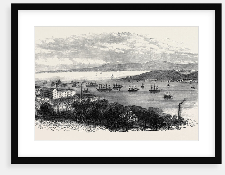 The Channel Fleet in the Tagus 1873 by Anonymous