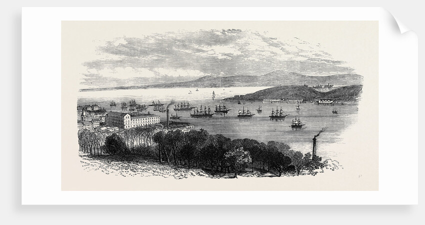 The Channel Fleet in the Tagus 1873 by Anonymous