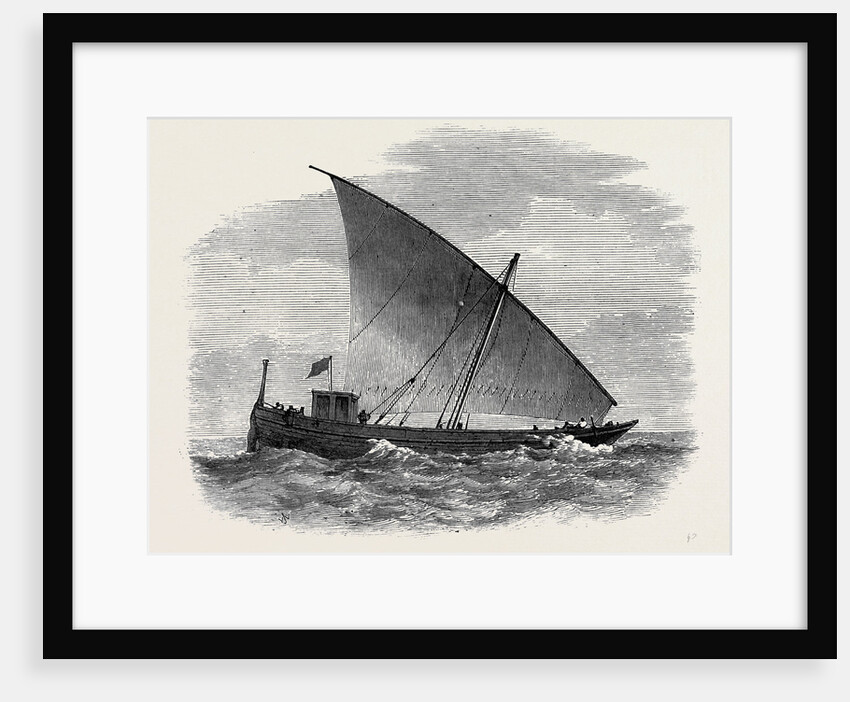 Vessels Used in the Zanzibar Slave Trade: Badane of the Arabian Coast 1873 by Anonymous