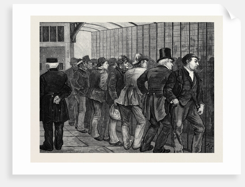 Sketches in Newgate: Visiting Day 1873 by Anonymous